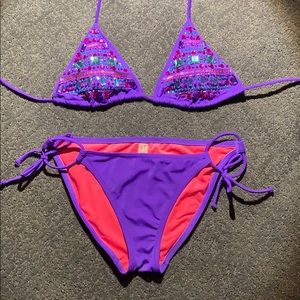 Victoria’s Secret Beaded Bikini Medium EUC